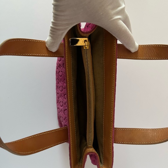 Authentic Celine Pink Suede Mini Tote - Picture 9 of 14